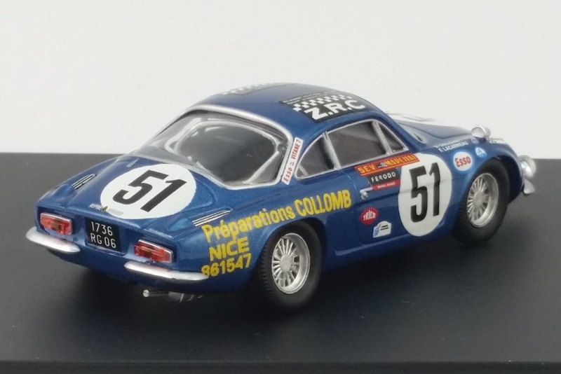 Voiture des 24h du Mans de 1968 ALPINE A210 Gordini n°55 ATL2235023 