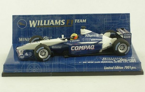 2001 WILLIAMS BMW FW23 Ralf Schumacher #5 1st win GP San Marino
